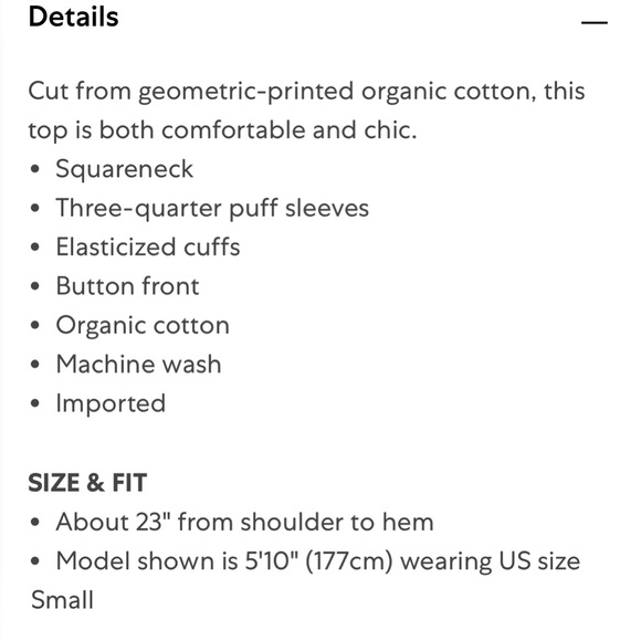 Faherty Byt Sun Road Cali top size medium - Picture 14 of 16